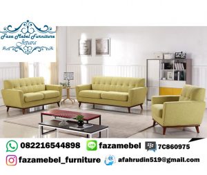 Furniture Jepara Set Sofa Ruang Tamu Minimalis Mewah Terbaru